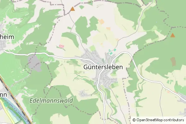 Mapa Guentersleben