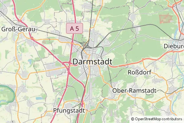 Mapa Darmstadt