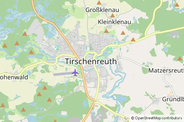 Mapa Tirschenreuth