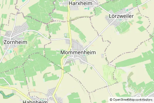 Mapa Mommenheim