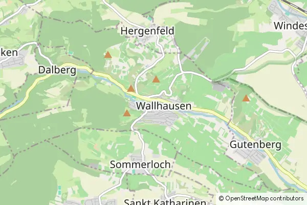 Mapa Wallhausen