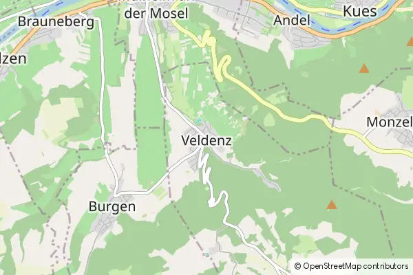 Mapa Veldenz