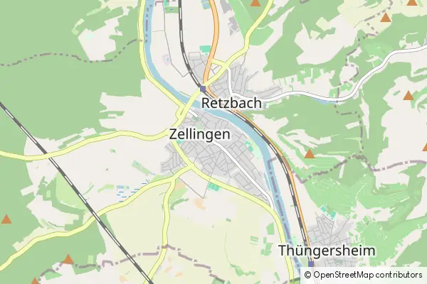 Mapa Zellingen