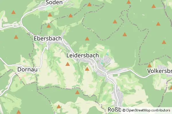 Mapa Leidersbach