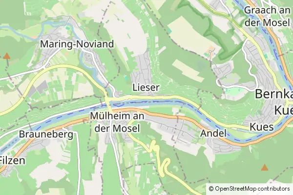 Mapa Lieser