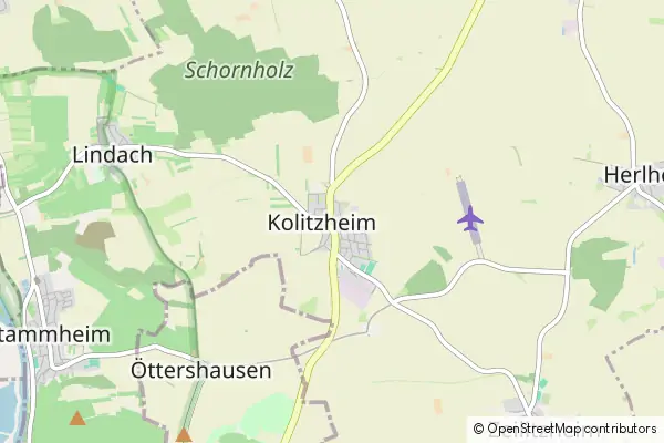 Mapa Kolitzheim