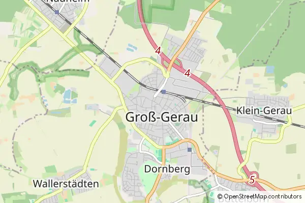 Mapa Groß-Gerau