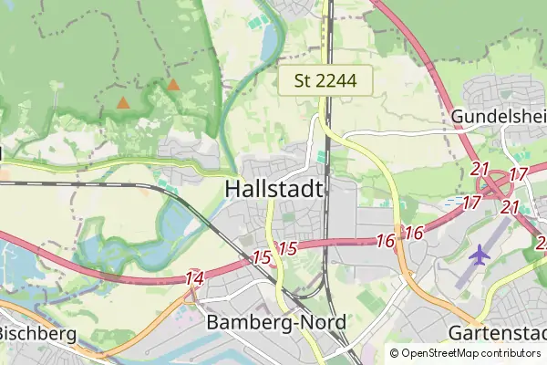 Mapa Hallstadt