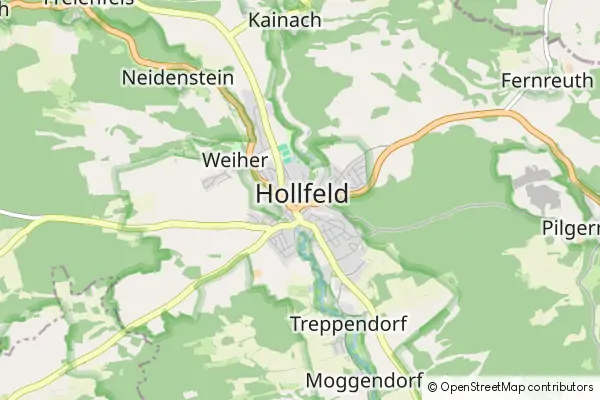 Mapa Hollfeld