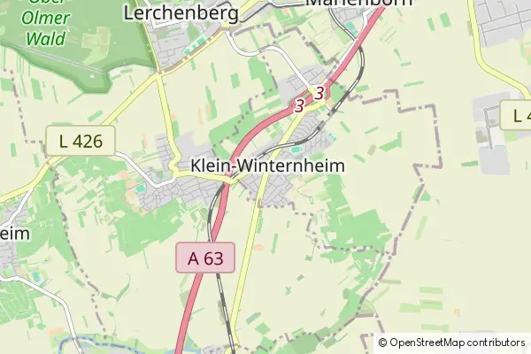 Mapa Klein-Winternheim