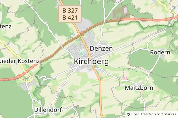 Mapa Kirchberg