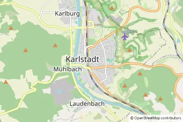 Mapa Karlstadt