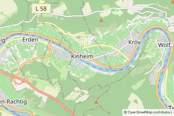 Mapa Kinheim