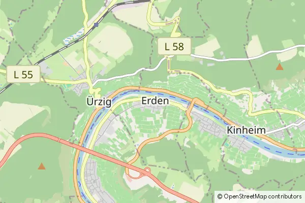 Mapa Erden