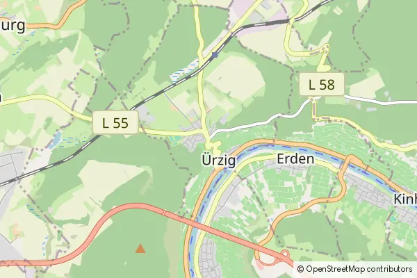 Mapa Ürzig