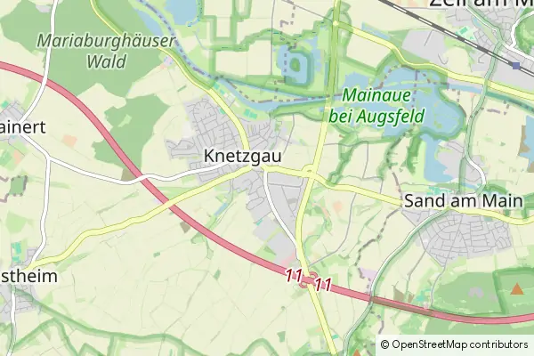 Mapa Knetzgau