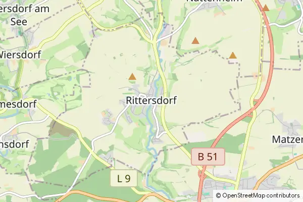 Mapa Rittersdorf