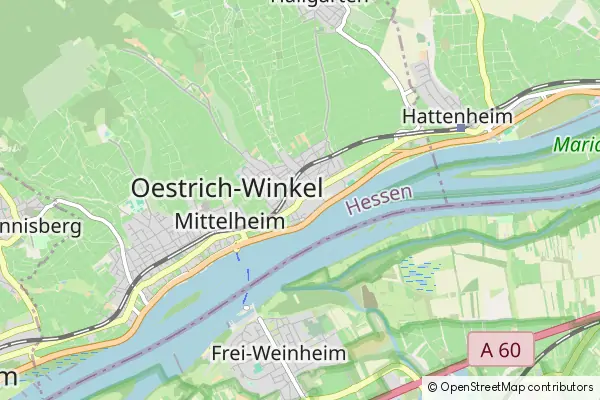 Mapa Oestrich-Winkel