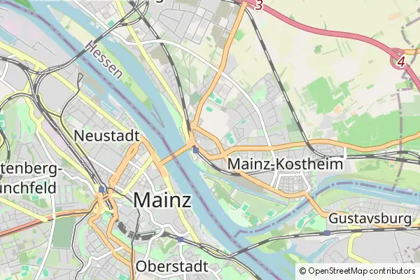 Mapa Mainz-Kastel