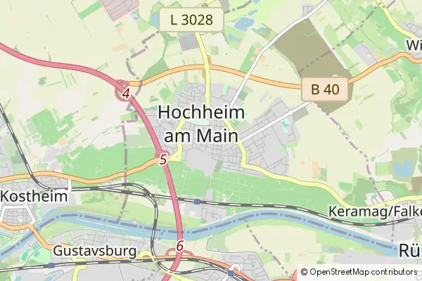 Mapa Hochheim