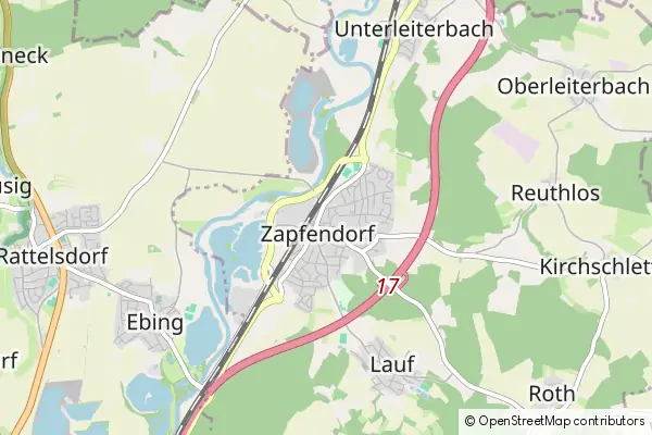 Mapa Zapfendorf