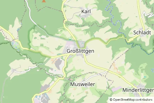 Mapa Großlittgen