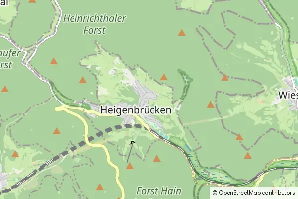 Mapa Heigenbruecken