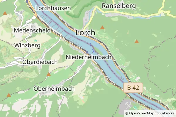 Mapa Niederheimbach