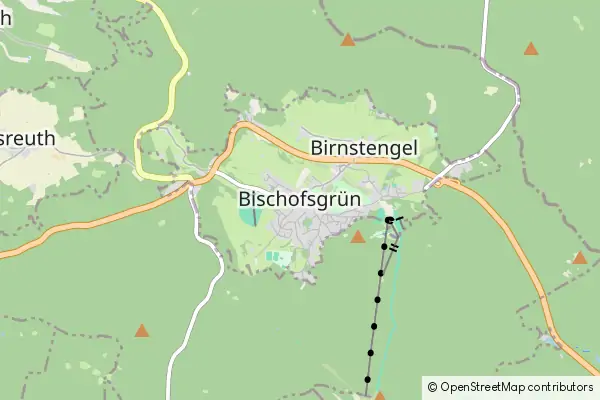 Mapa Bischofsgruen