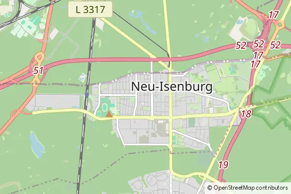 Mapa Neu-Isenburg