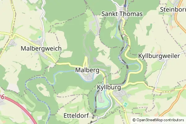 Mapa Malberg