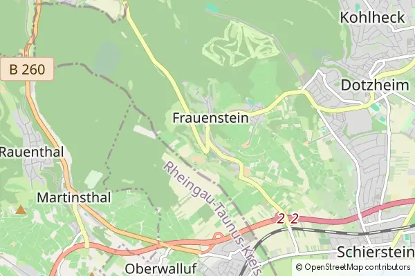 Mapa Frauenstein