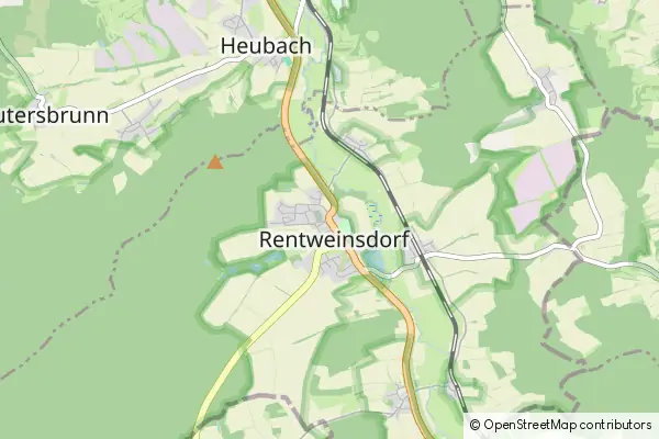 Mapa Rentweinsdorf