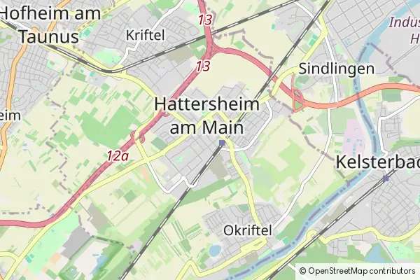 Mapa Hattersheim