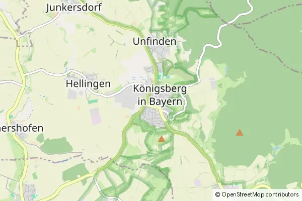 Mapa Koenigsberg in Bayern