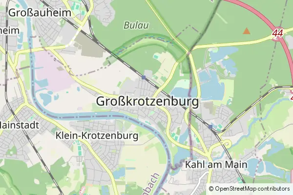 Mapa Großkrotzenburg