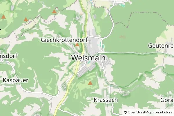 Mapa Weismain