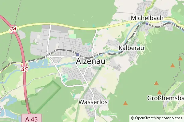 Mapa Alzenau