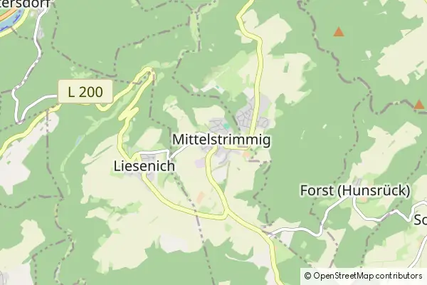 Mapa Mittelstrimmig