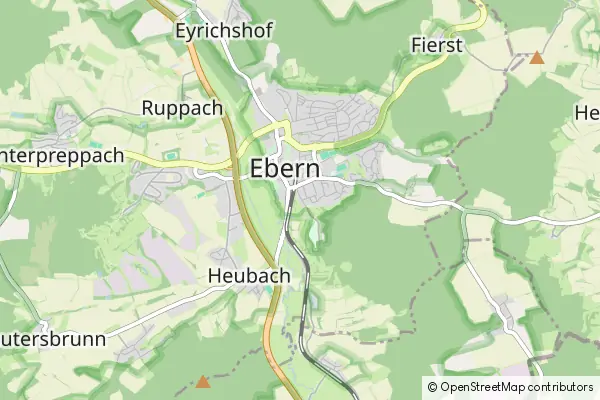 Mapa Ebern