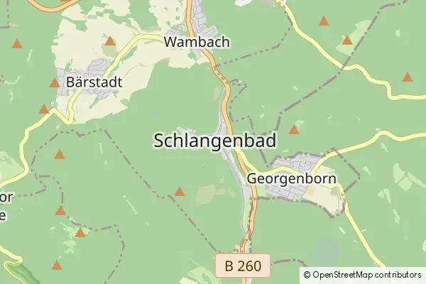 Mapa Schlangenbad