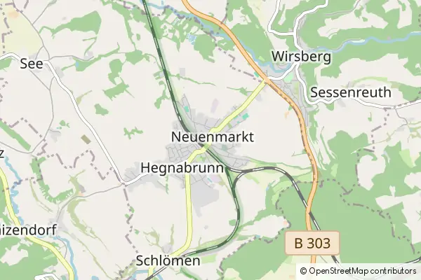 Mapa Neuenmarkt