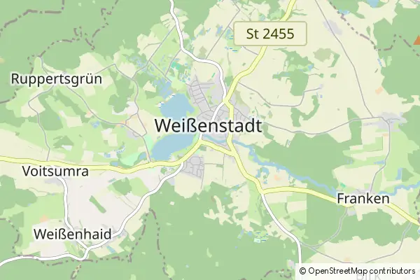 Mapa Weißenstadt