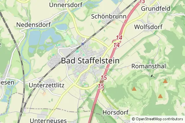 Mapa Bad Staffelstein