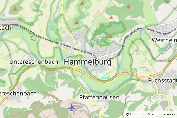 Mapa Hammelburg