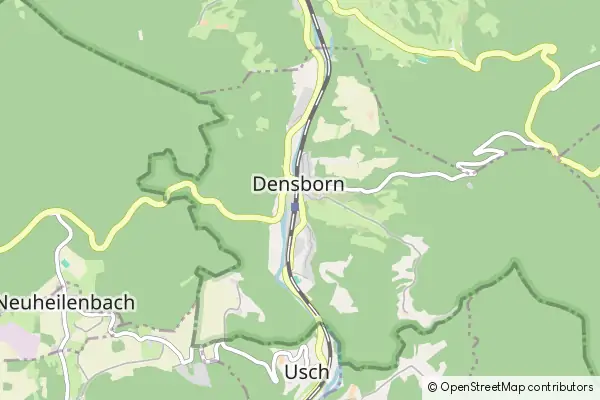 Mapa Densborn