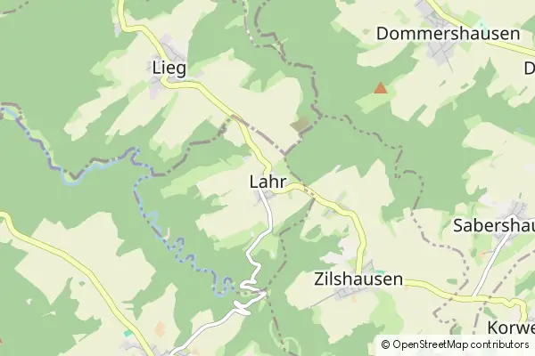 Mapa Lahr