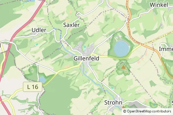 Mapa Gillenfeld