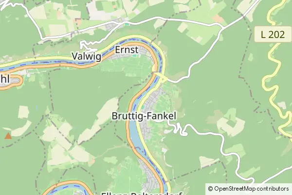 Mapa Bruttig-Fankel