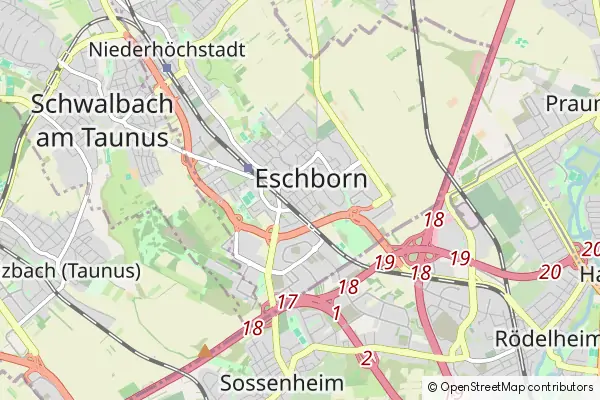 Mapa Eschborn